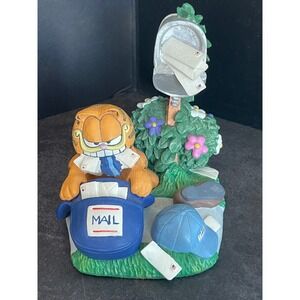 Vintage 1993 Danbury Mint Garfield Return to Sender Figurine Jim Davis Mail Cat